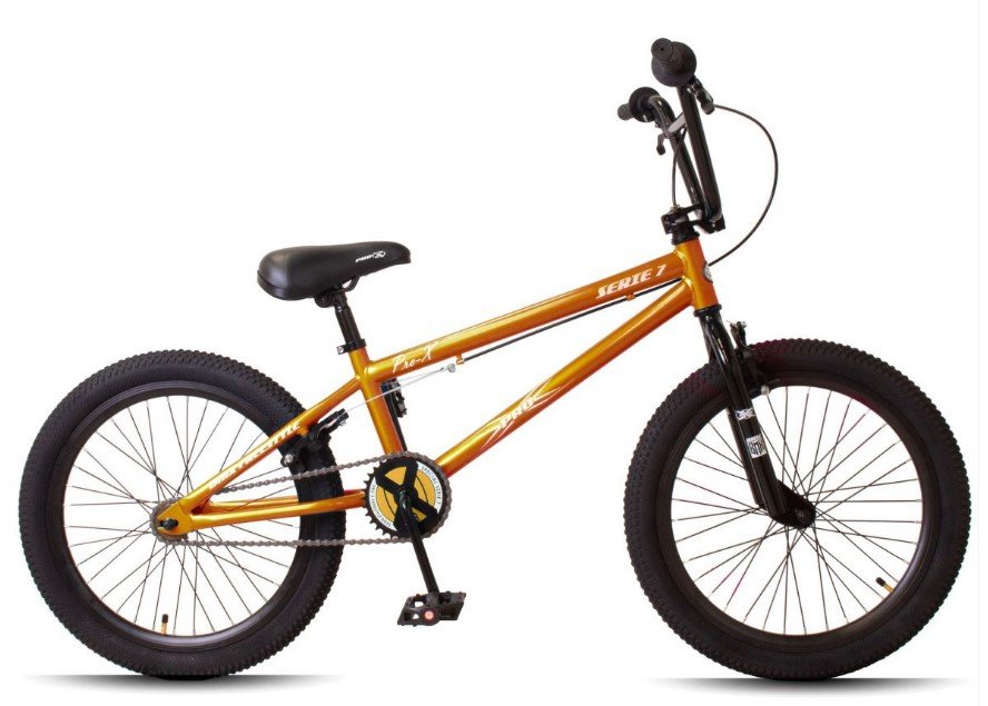 Bicicleta Aro 20 Cross Pro-X Serie 7 Laranja/Branco